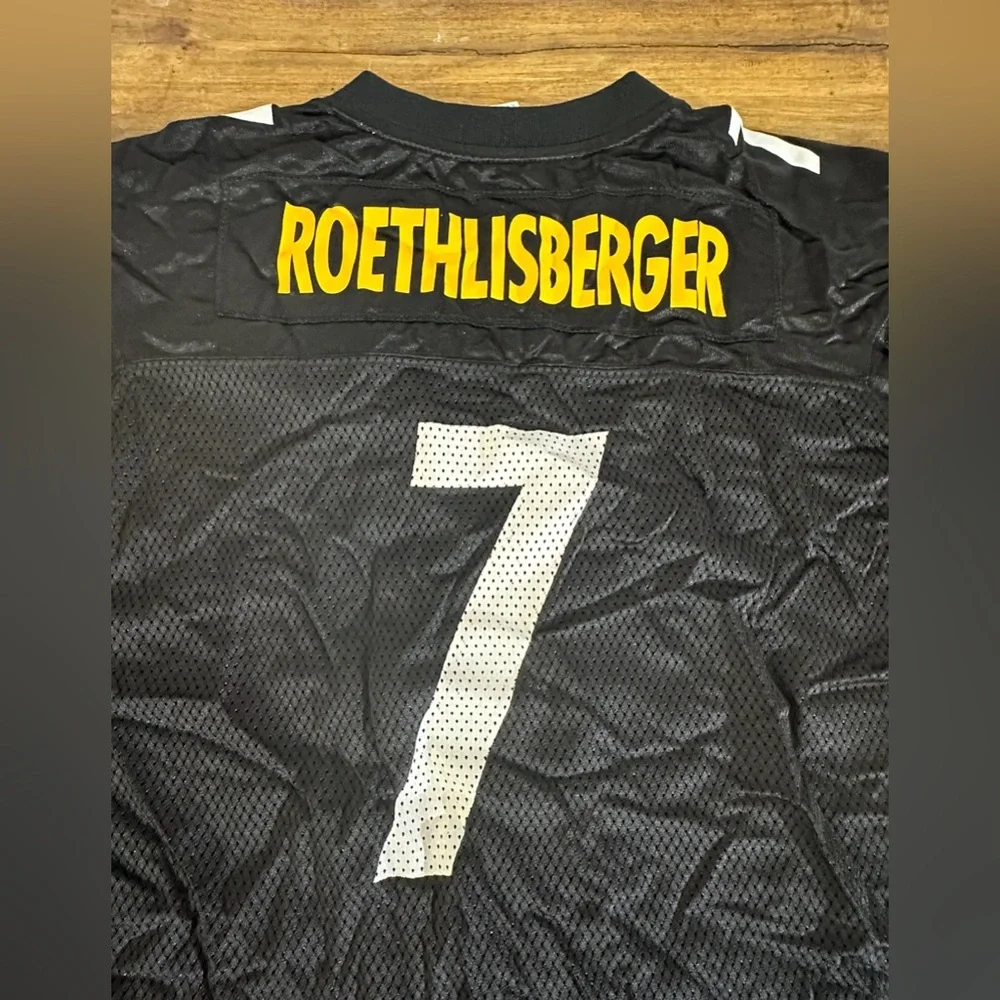 NWT Authentic Reebok Ben Roethlisberger Steelers Jersey Youth XL | SKU 0357